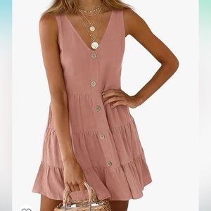 Women’s tank button up dress